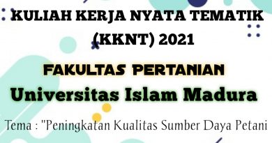 Pelepasan dan Pemberangkatan Kuliah Kerja Nyata Tematik (KKNT 2021) Fakultas Pertanian Universitas Islam Madura